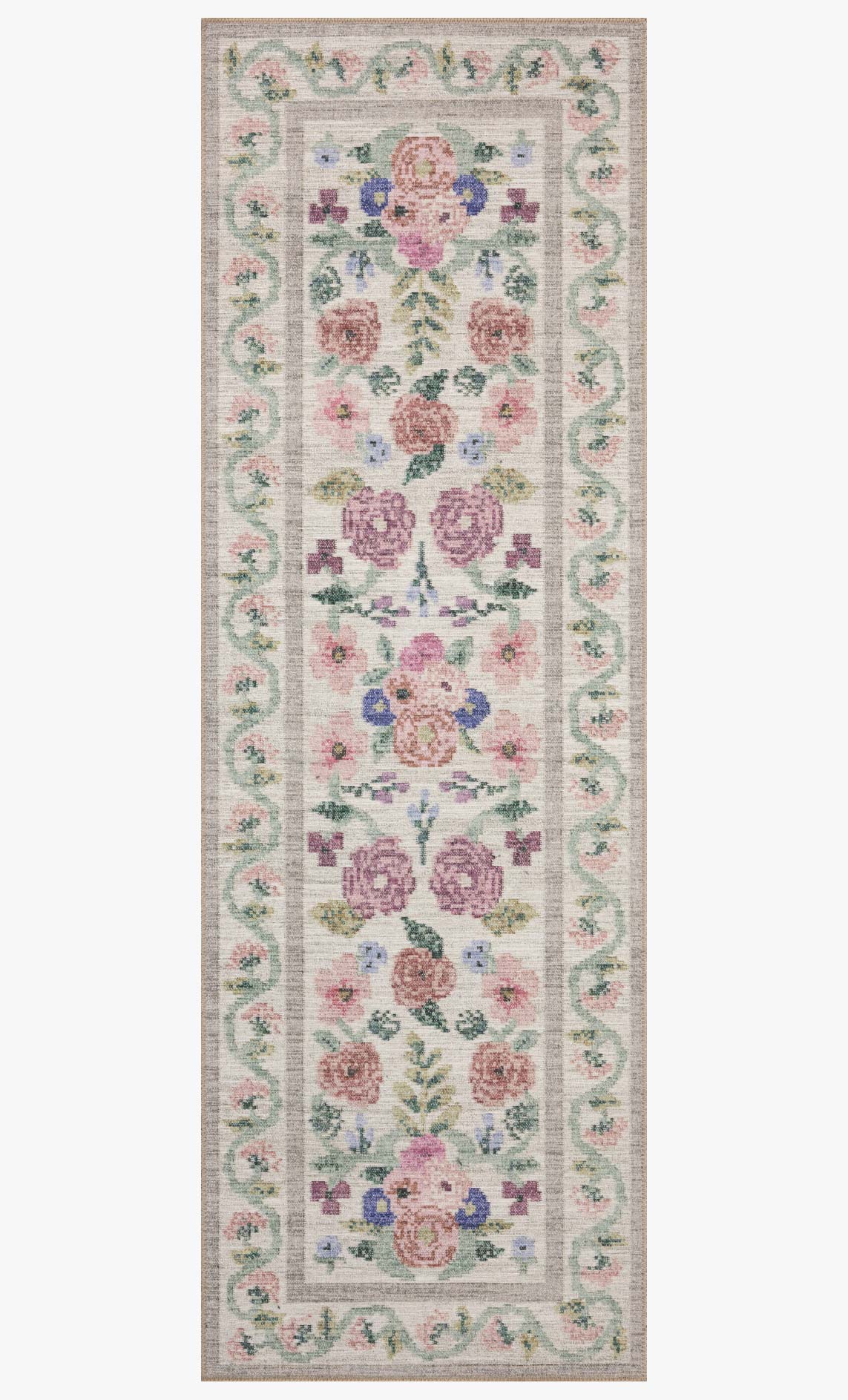 Rifle Paper Co. x Loloi Rosa RSA-01 Ivory