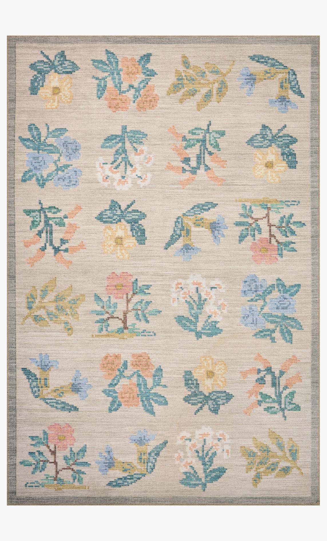 Rifle Paper Co. x Loloi Rosa RSA-03 Cream