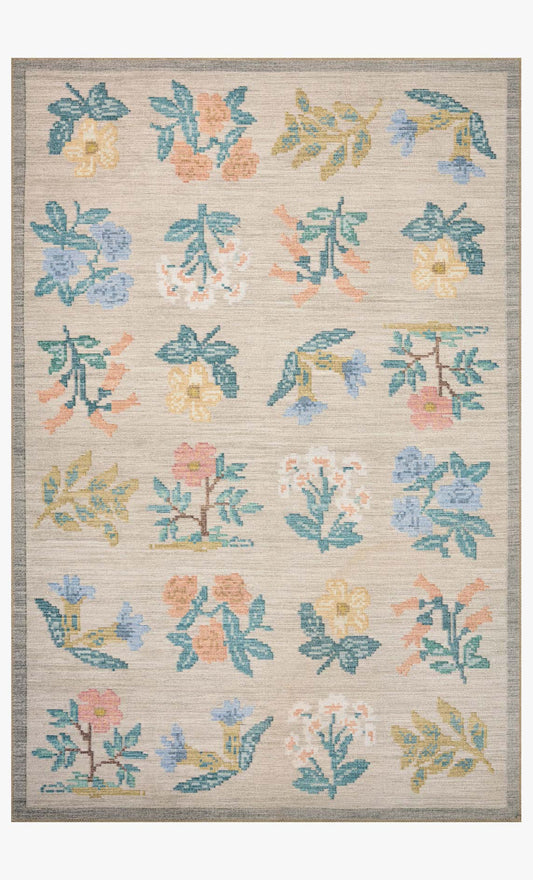 Rifle Paper Co. x Loloi Rosa RSA-03 Cream