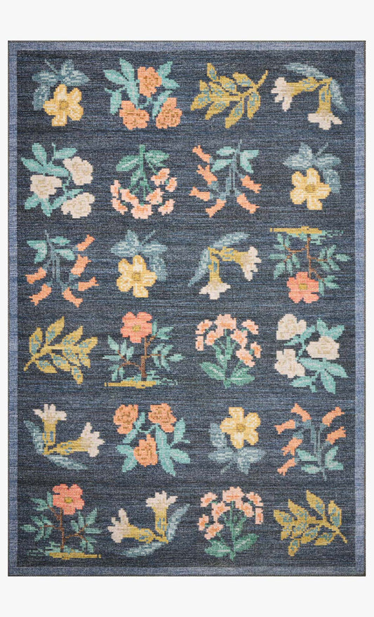 Rifle Paper Co. x Loloi Rosa RSA-03 Navy