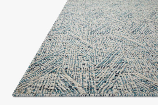 Loloi Raven RAV-01 Blue / Ivory