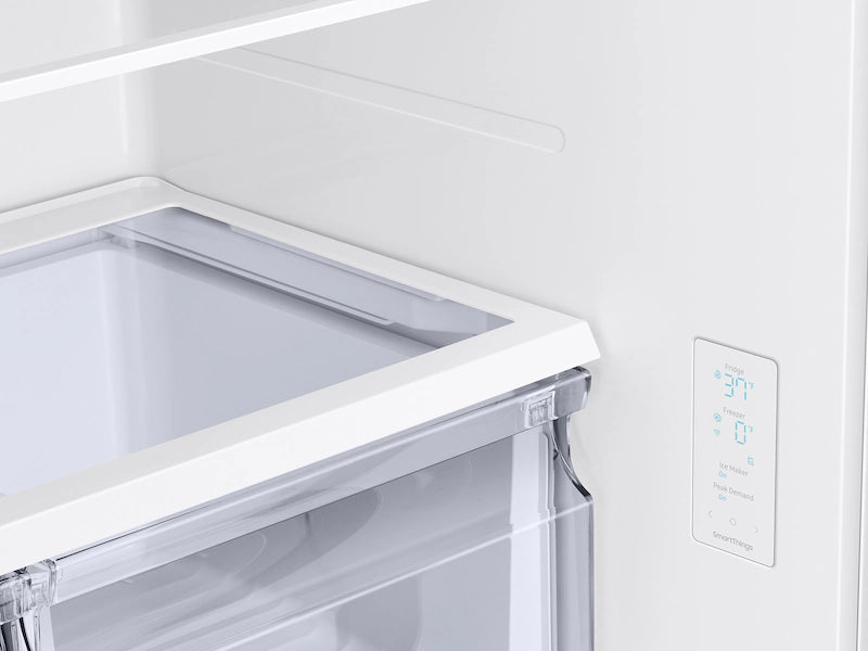 19.5 cu. ft. Smart 3-Door French Door Refrigerator in White