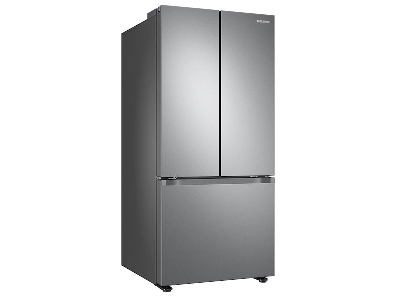 22 cu. ft. Smart 3-Door French Door Refrigerator in Stainless Steel