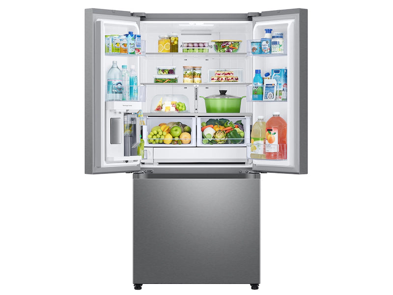 25 cu. ft. 33" 3-Door French Door Refrigerator with Beverage Center™ in Stainless Steel