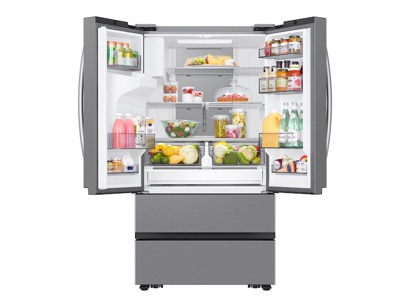 25 cu. ft. Mega Capacity Counter Depth 4-Door French Door Refrigerator with Four Types of Ice in Stainless Steel