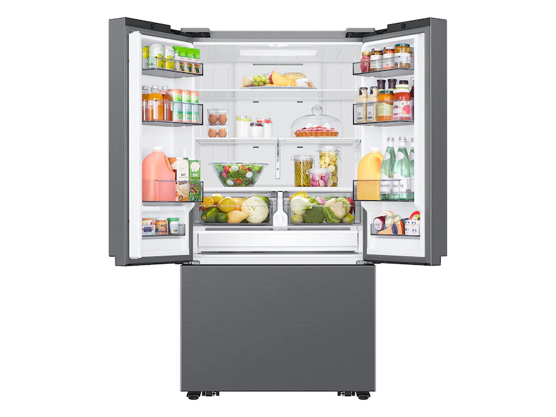 27 cu. ft. Counter Depth Mega Capacity 3-Door French Door Refrigerator with Dual Auto Ice Maker in a Stainless Look