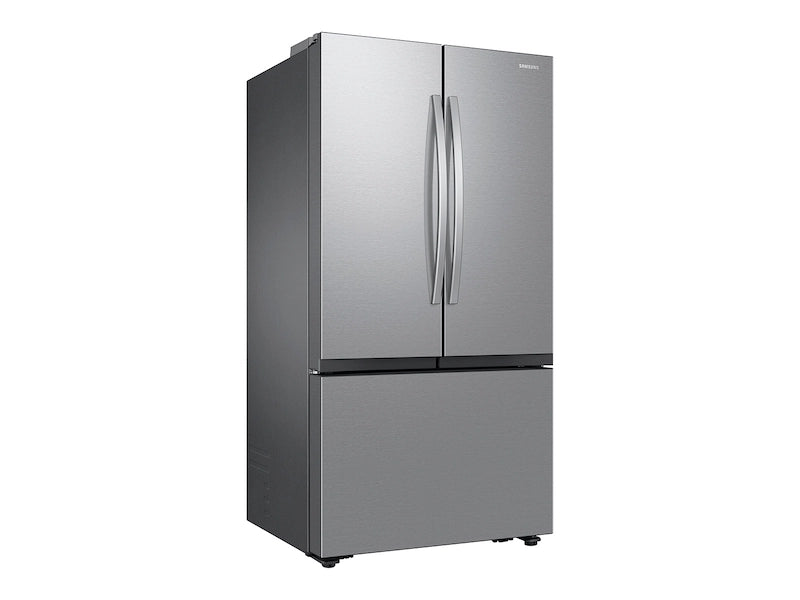 27 cu. ft. Mega Capacity Counter Depth 3-Door French Door Refrigerator with Dual Auto Ice Maker in Stainless Steel