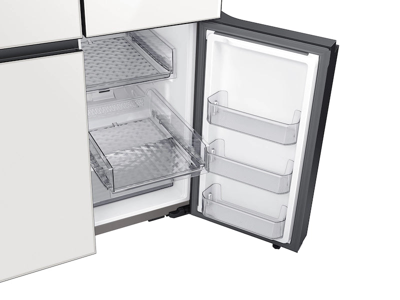 Bespoke 4-Door Flex™ Refrigerator (29 cu. ft.) in White Glass
