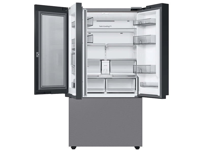 Bespoke 3-Door French Door Refrigerator (30 cu. ft.) with Beverage Center™ in Stainless Steel