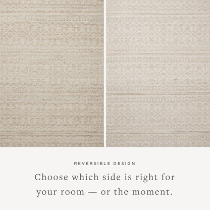 Angela Rose x Loloi Rivers RIV-03 Sand / Ivory