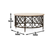 Roland Marble Cocktail Table
