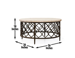Roland Marble Cocktail Table