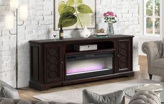 82-Inch Montgomery Console with Electric Fireplace