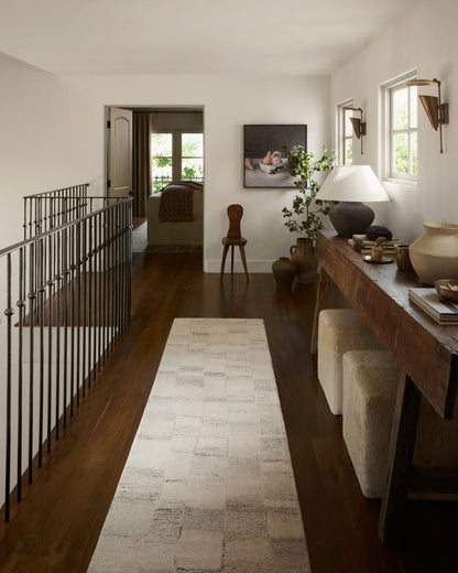 Amber Lewis x Loloi Rocky ROC-01 Ivory / Silver