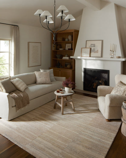 Amber Lewis x Loloi Rocky ROC-02 Natural / Sand