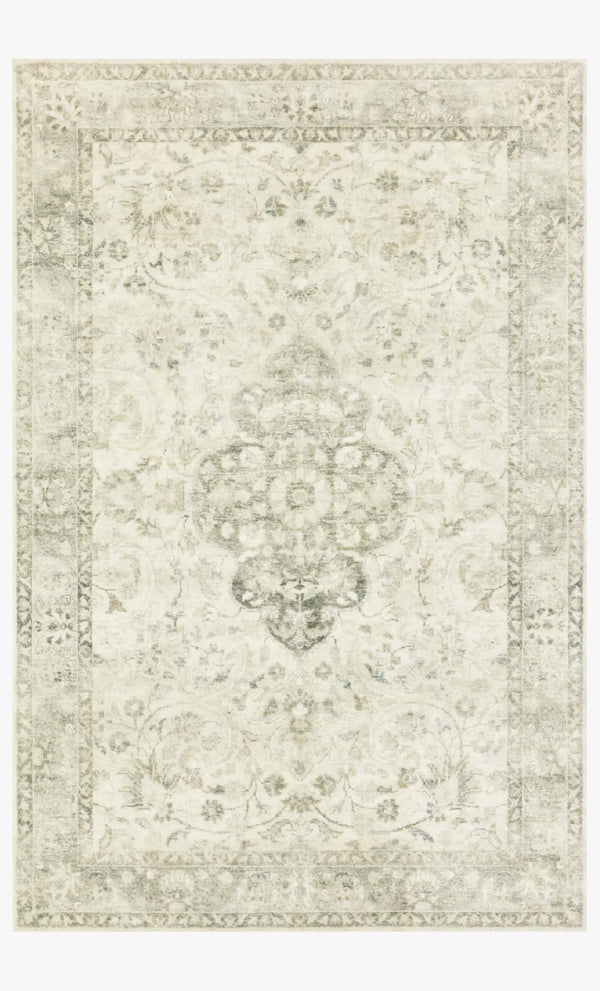 Loloi Rosette ROS-02 Ivory / Silver