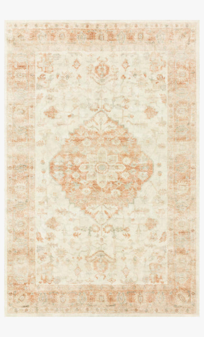 Loloi Rosette ROS-03 Ivory / Terracotta