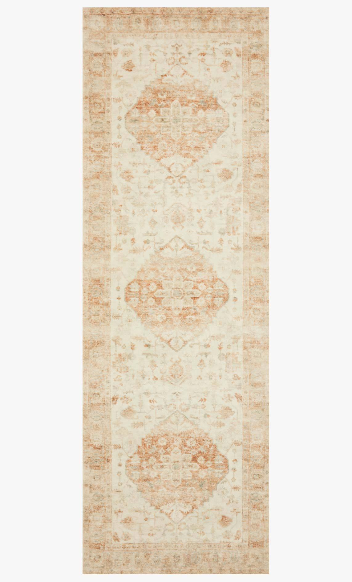 Loloi Rosette ROS-03 Ivory / Terracotta