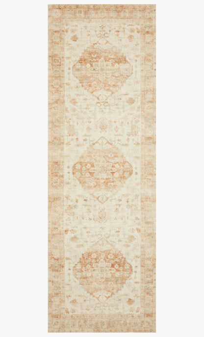 Loloi Rosette ROS-03 Ivory / Terracotta
