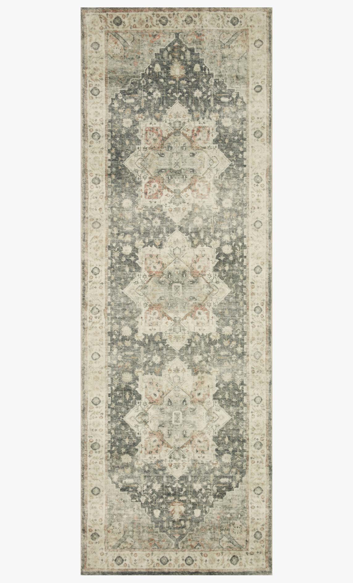 Loloi Rosette ROS-09 Slate / Ivory