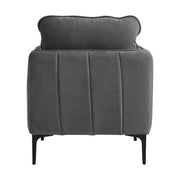 Rae Chair in Lavish 152 Grey Velvet