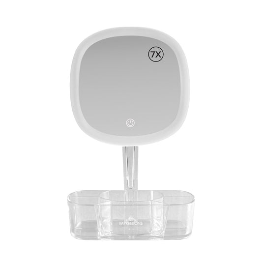 Reflect LED Makeup Mirror w/ Caddy