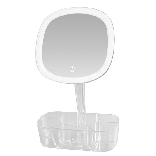 Reflect LED Makeup Mirror w/ Caddy