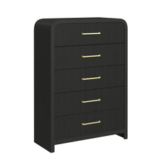Ridgemont Twin Storage 3PC Bedroom Set in Black with Grain