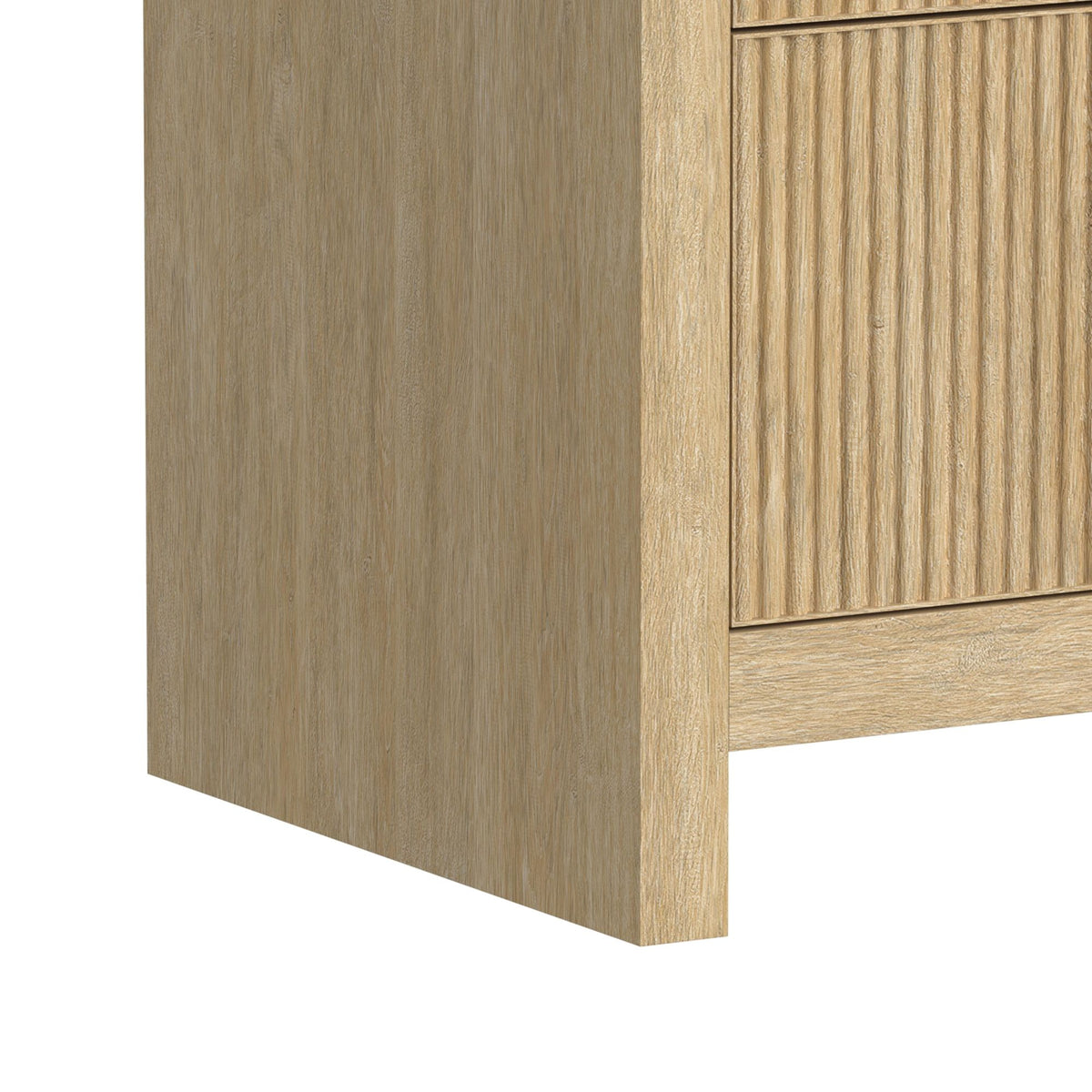 Ridgemont Queen Storage 3PC Bedroom Set with 2 Nightstands in Natural