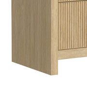 Ridgemont King Storage 4PC Bedroom Set with 2 Nightstands & Dresser in Natural