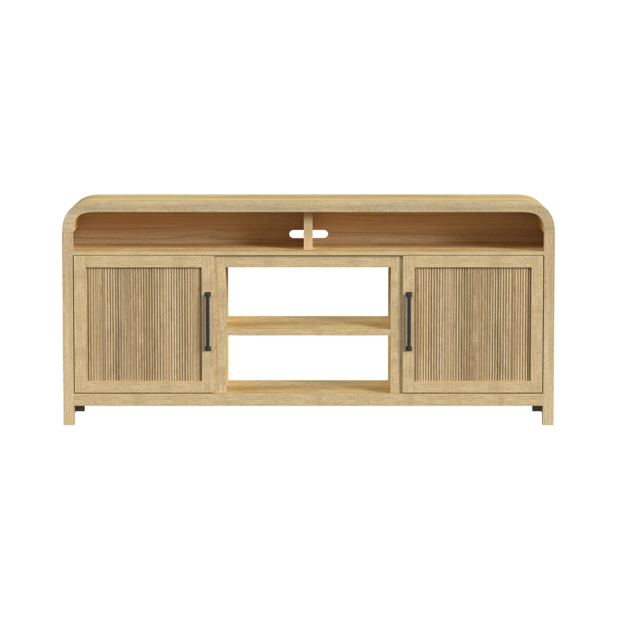 Ridgemont 70" TV Console without Fireplace Insert in Natural
