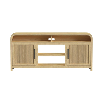 Ridgemont 70" TV Console without Fireplace Insert in Natural