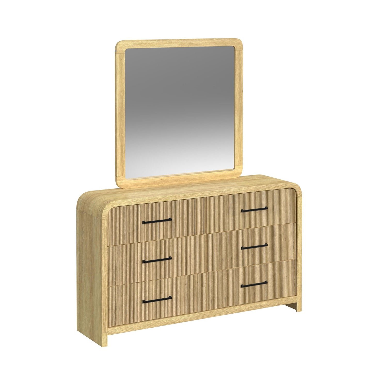 Ridgemont Twin Storage 5PC Bedroom Set in Natural