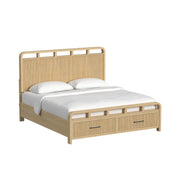 Ridgemont King Storage 5Pc Bedroom Set In Natural