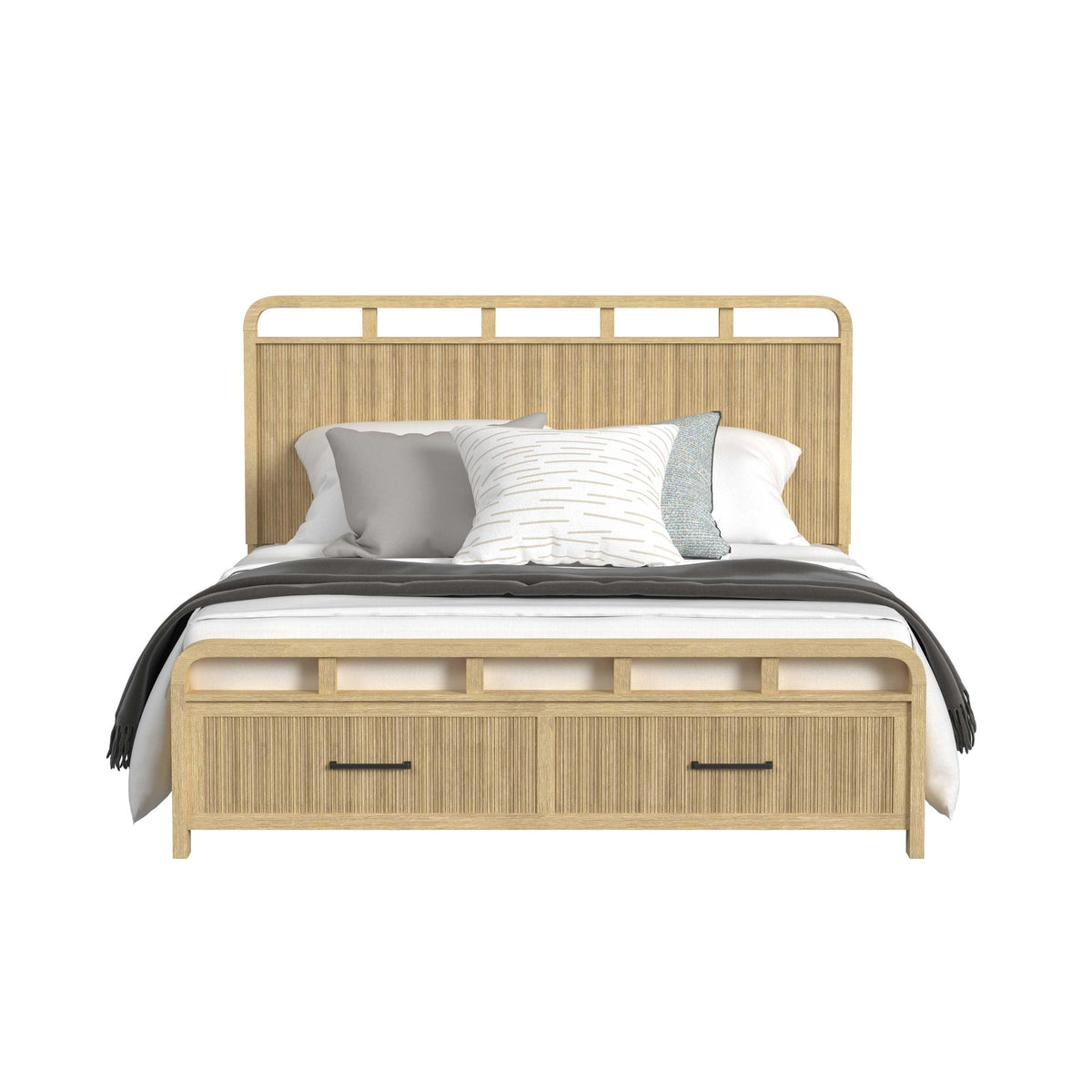 Ridgemont King Storage Bed In Natural