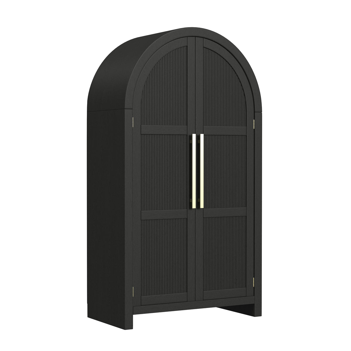 Ridgemont Large Bookcase In Black With Grain