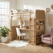 Ridgemont Loft Complete Bunk Bed in Natural