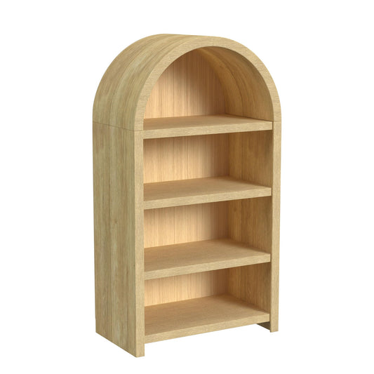 Ridgemont Open Bookcase in Natural
