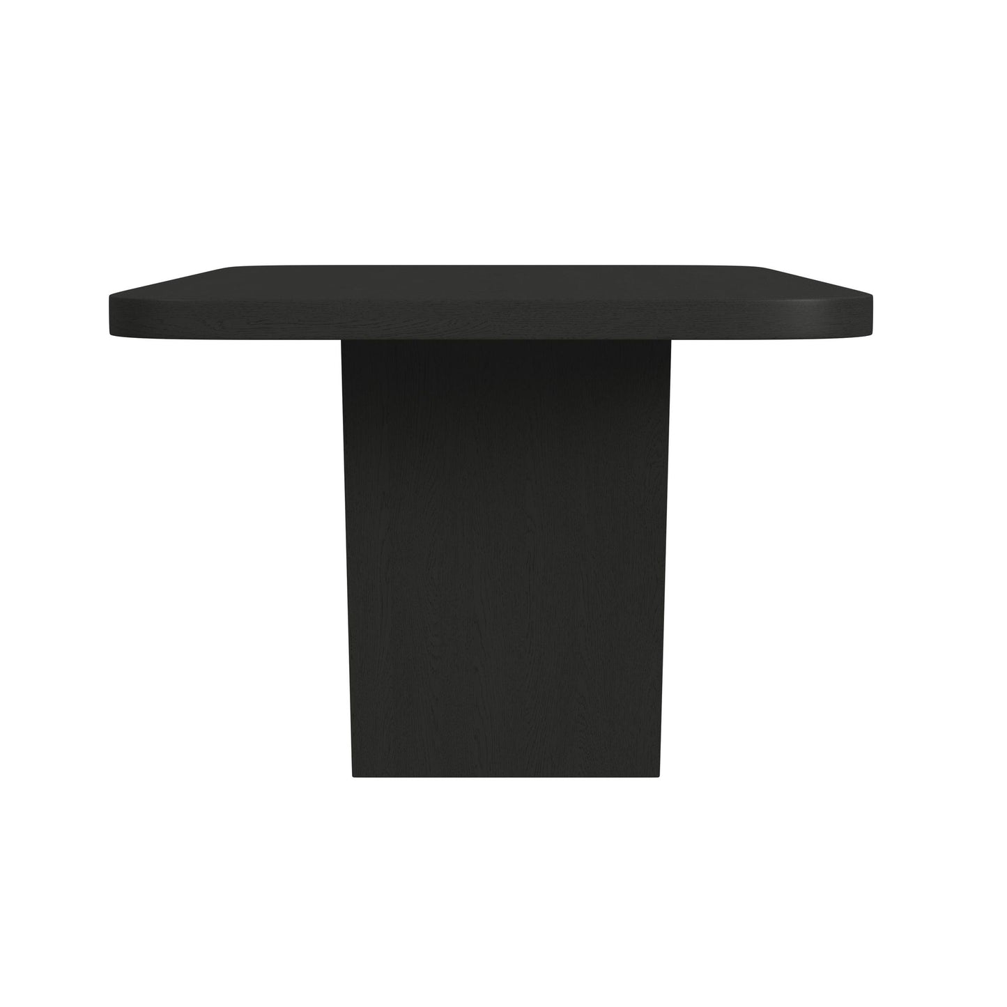 Ridgemont Rectangular Dining Table in Black with Grain