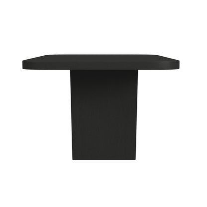 Ridgemont Rectangular Dining Table in Black with Grain