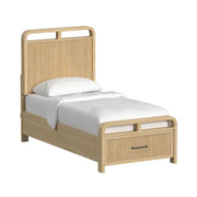 Ridgemont Twin Storage 5Pc Bedroom Set In Natural