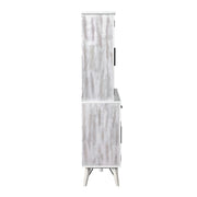 Rogen Rustic Buffet & Hutch with LED in Rustic White
