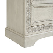 Romilly Nightstand with USB in White