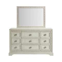 Romilly Dresser and Mirror Set in White