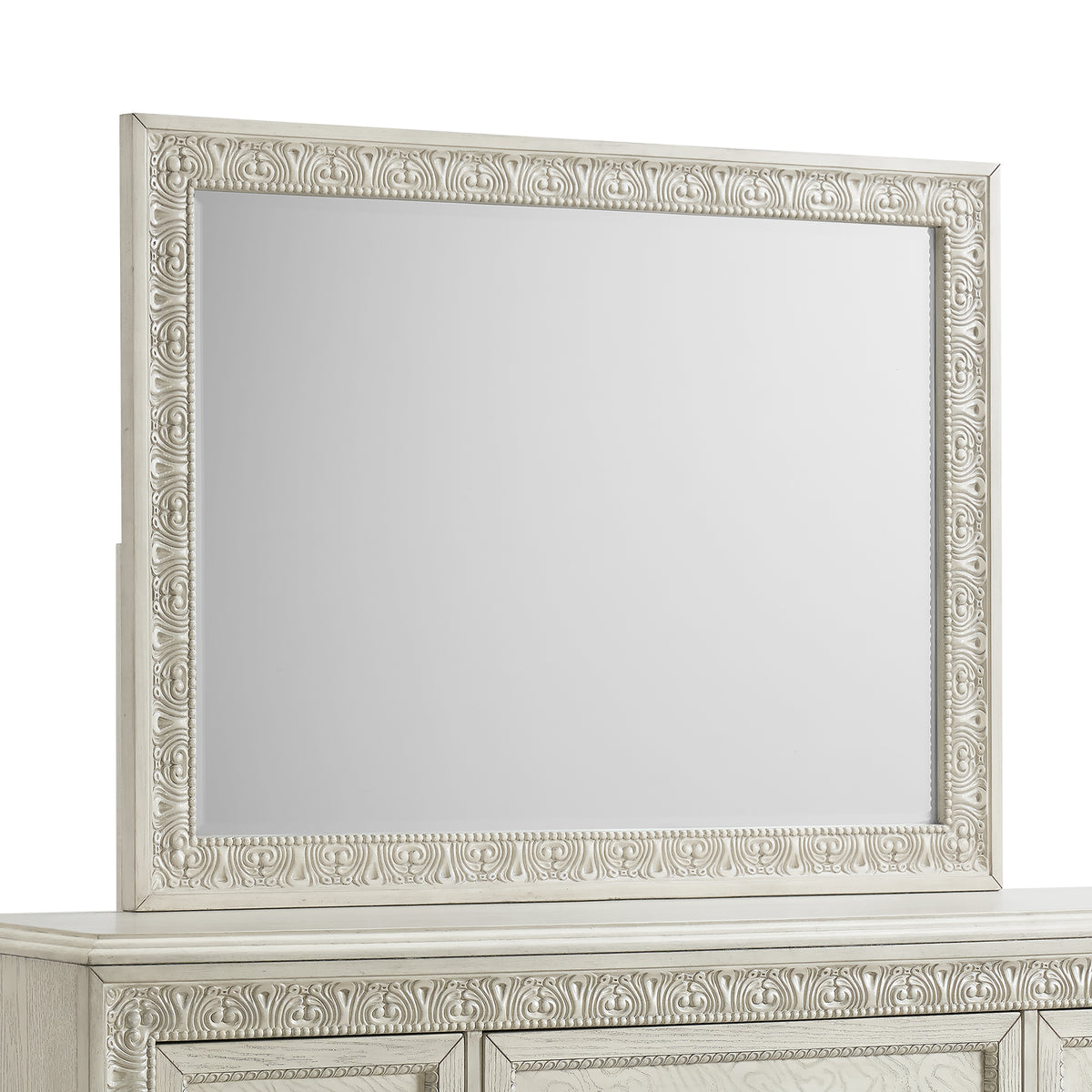 Romilly Dresser and Mirror Set in White