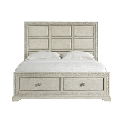 Romilly King Storage Bed in White