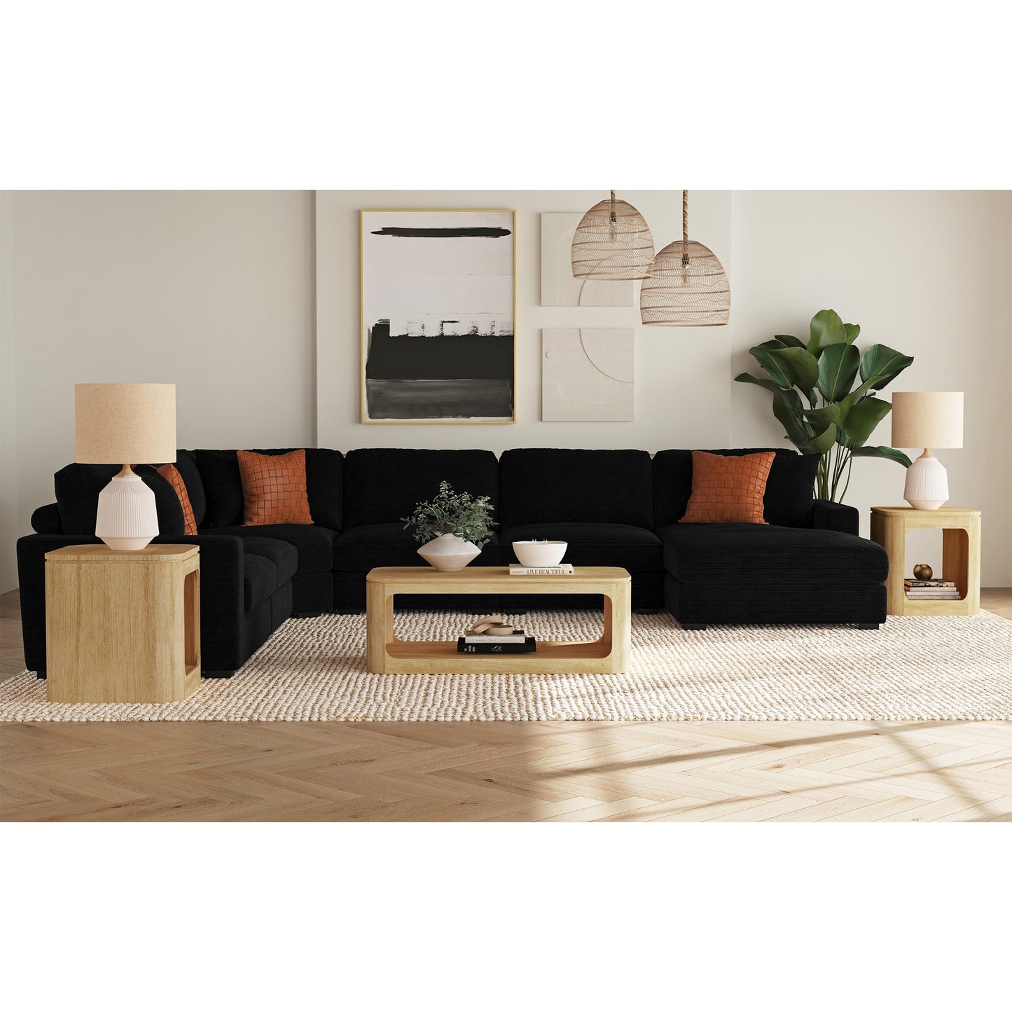 Rosalie End Table in Natural