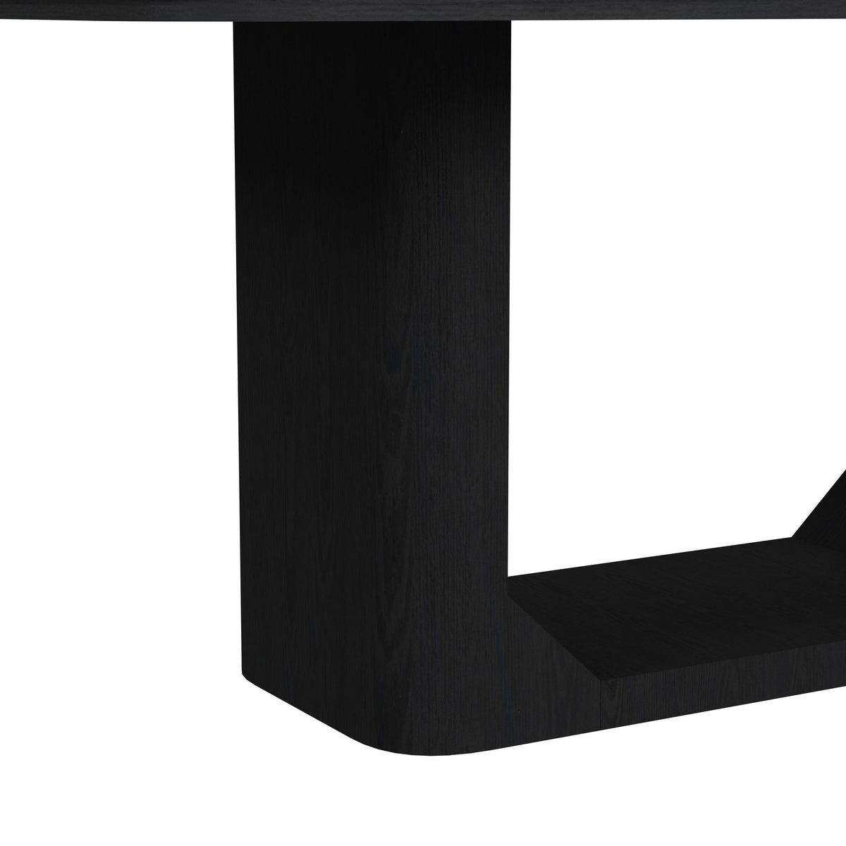 Rosalie 5PC Standard Height Dining Set in Black-Table and Four Chairs