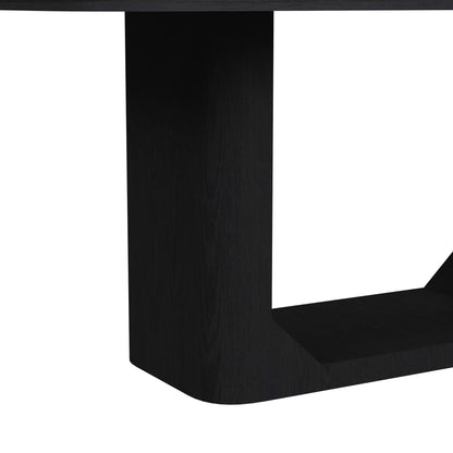 Rosalie 5PC Standard Height Dining Set in Black-Table and Four Chairs