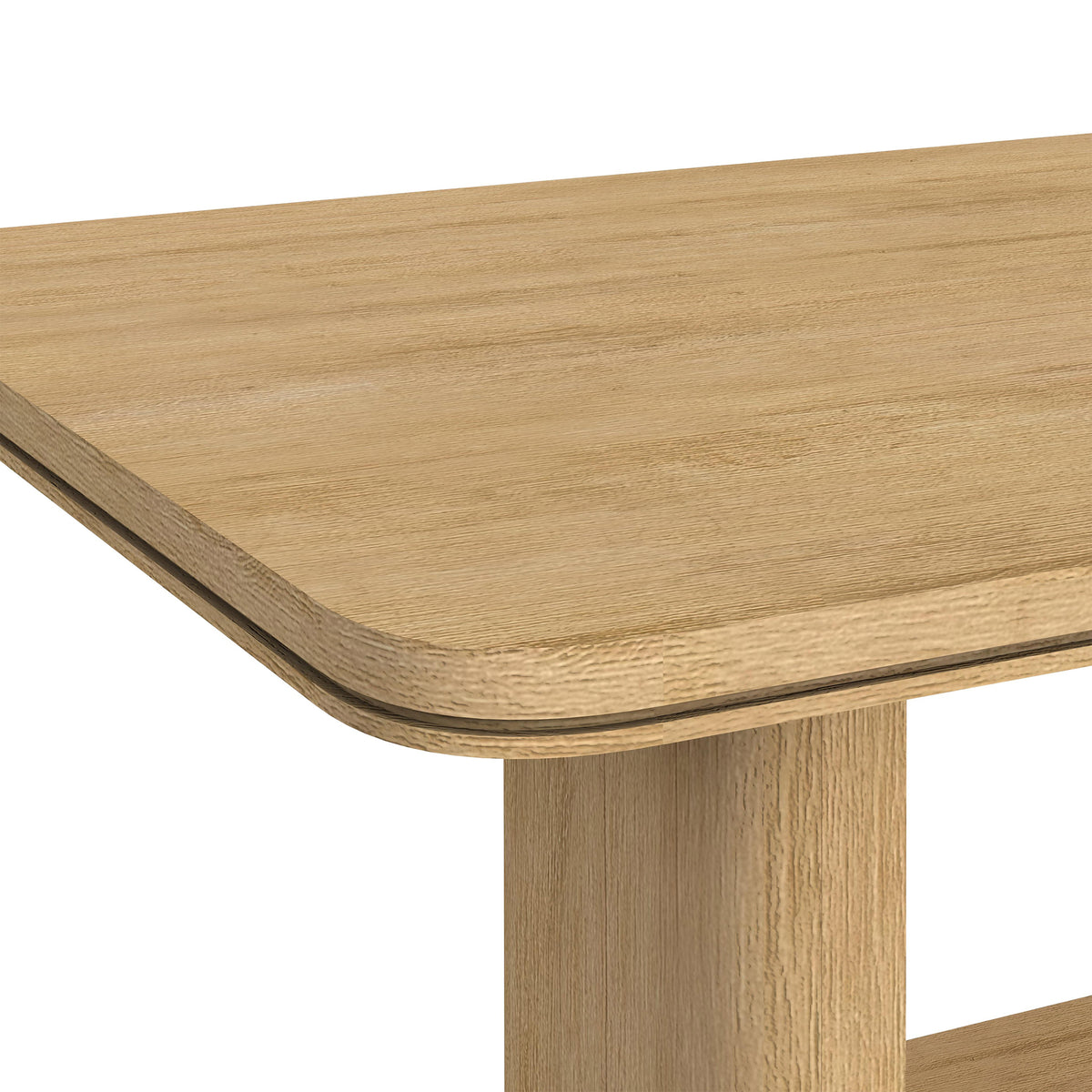 Rosalie 7PC Standard Height Dining Set in Natural-Table and Six Chairs